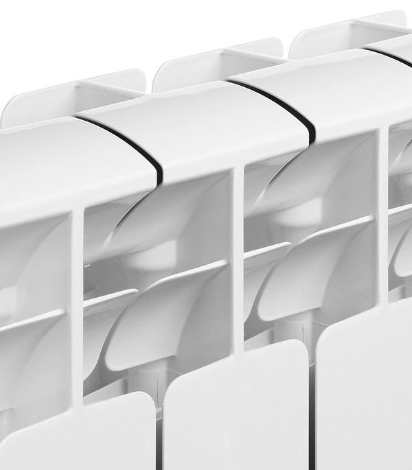 Радиатор биметаллический Rifar Base 500 мм 8 секций 1" боковое подключение белый