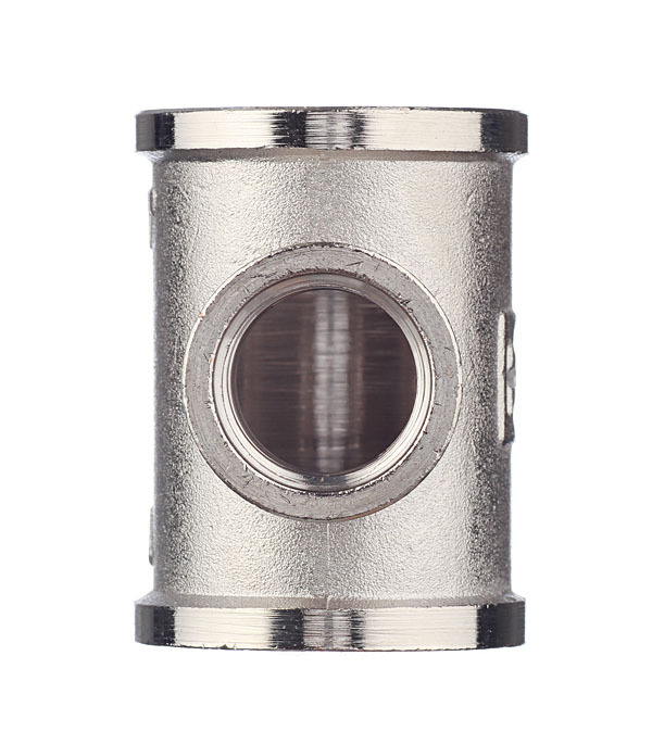 Тройник переходной Valtec 1 ВР(г) х 1/2 ВР(г) х 1 ВР(г) латунный (VTr.750.N.0604)