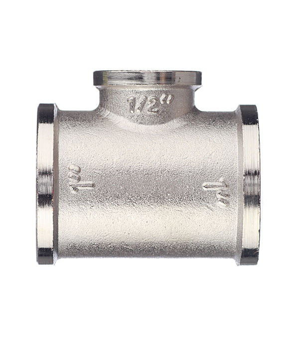 Тройник переходной Valtec 1 ВР(г) х 1/2 ВР(г) х 1 ВР(г) латунный (VTr.750.N.0604)