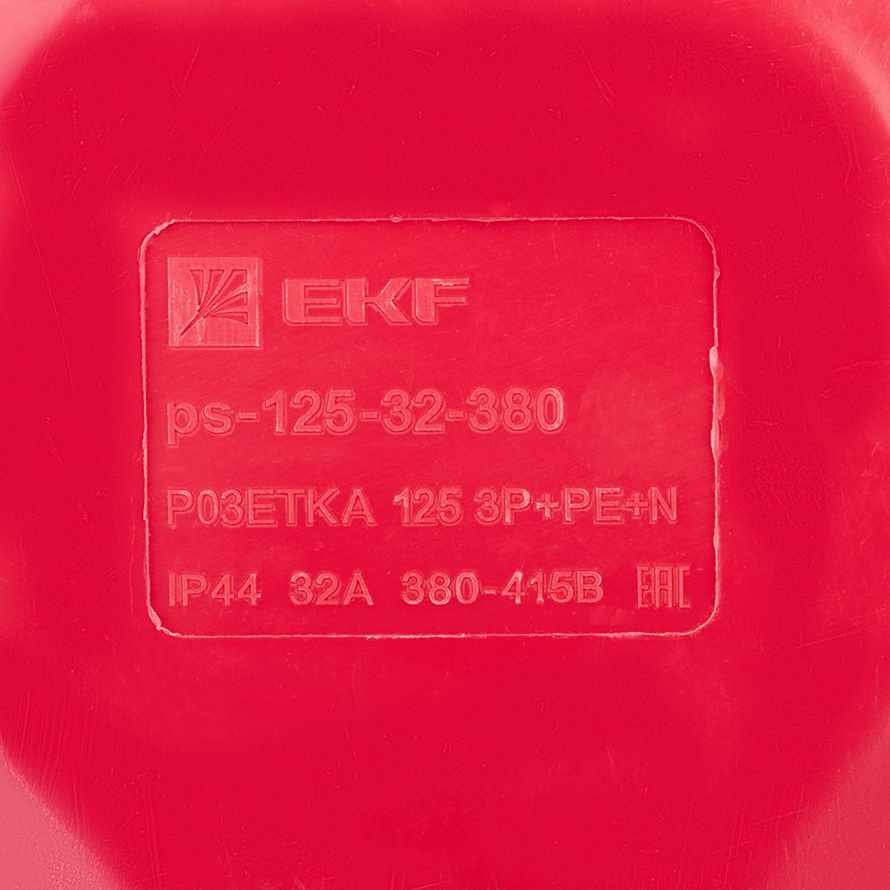 Розетка силовая угловая настенная EKF PROxima 3Р+РЕ+N 32 А 380 В IP44