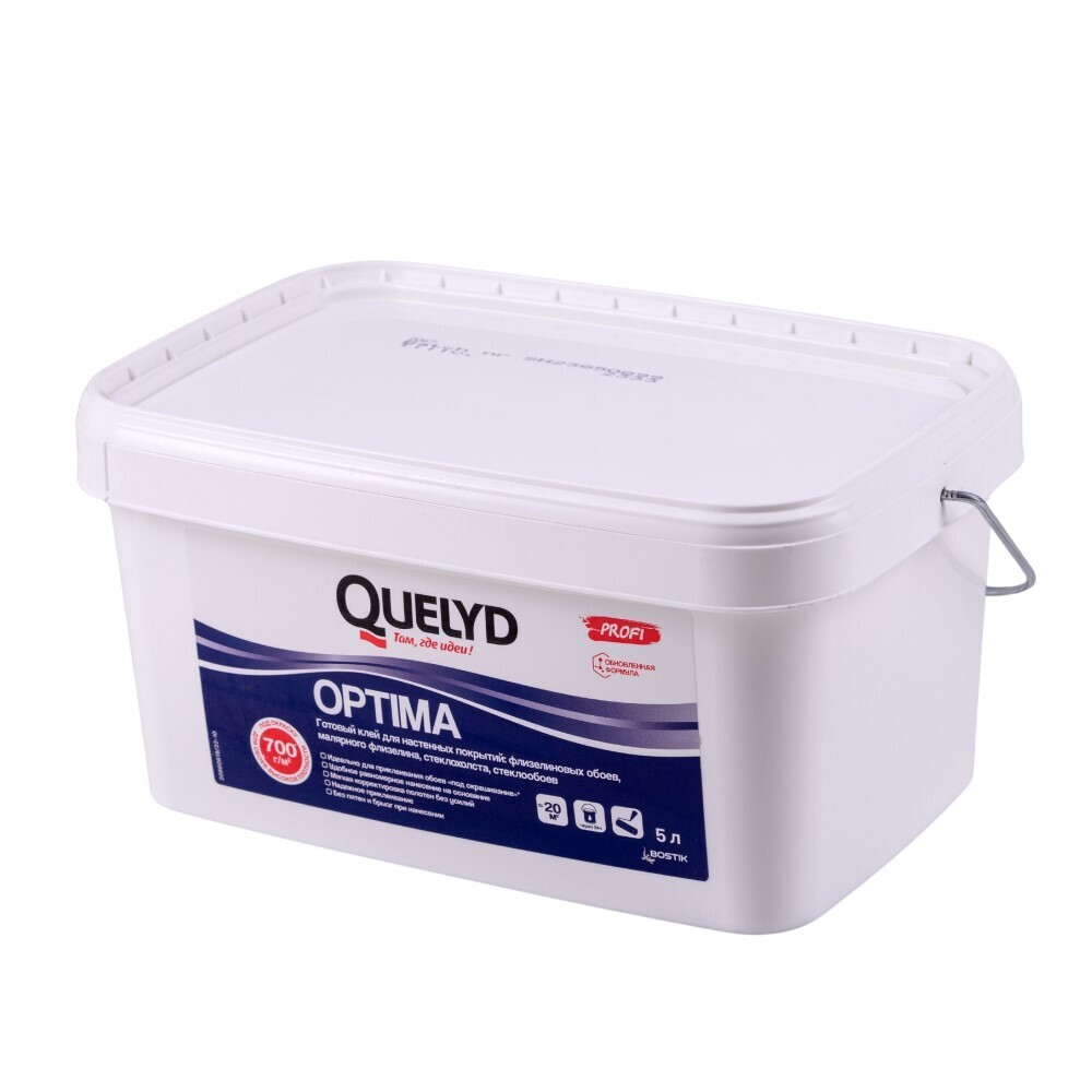 Клей для стеклообоев Quelyd Optima готовый 5 л