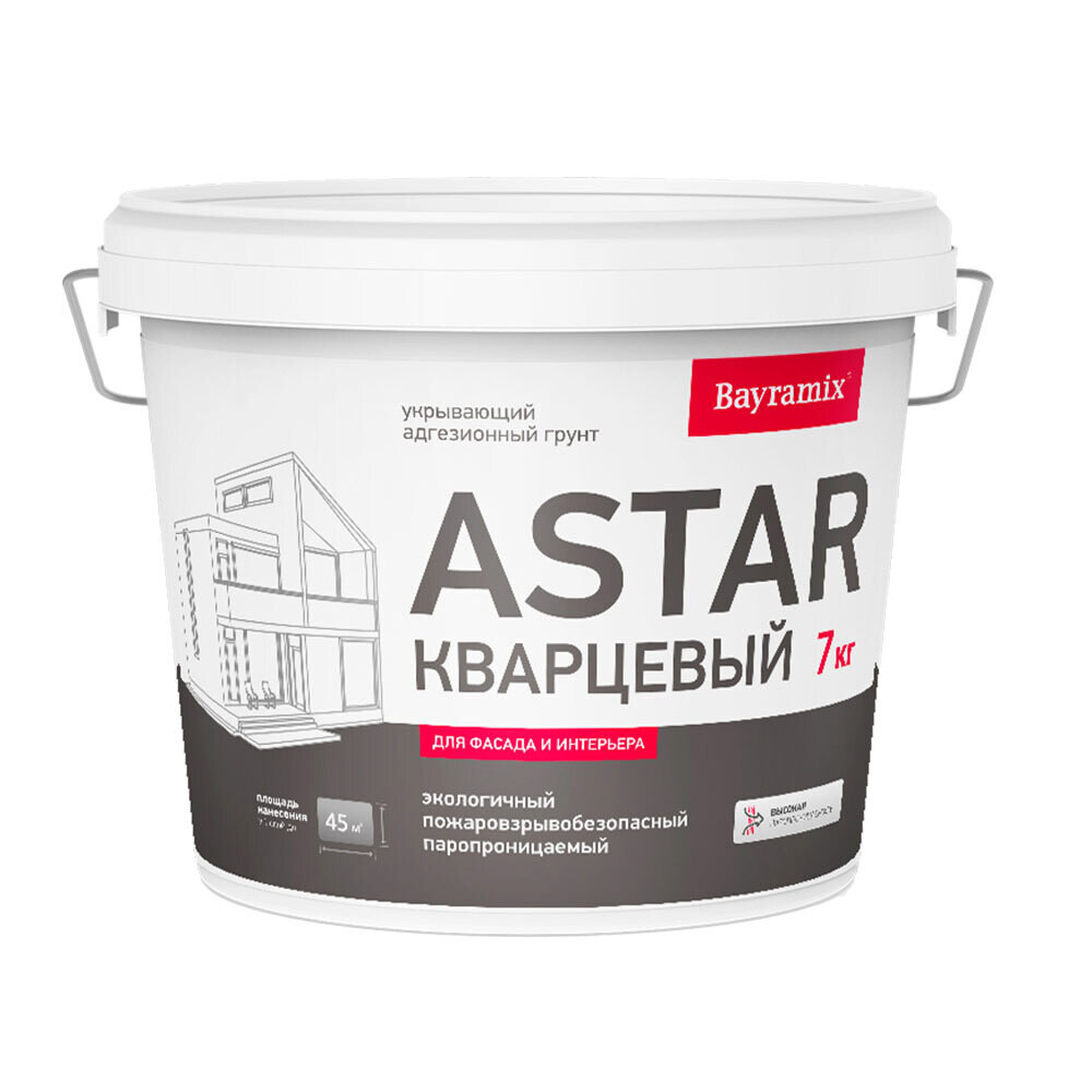 Грунт укрывающий Bayramix Astar Кварцевый B1 7 кг