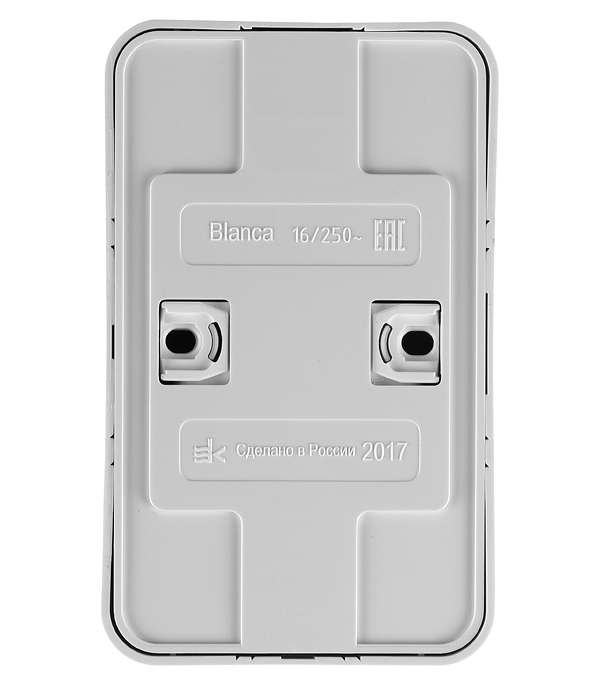 Розетка Systeme Electric Blanca накладная белая со шторками (BLNRA011211)
