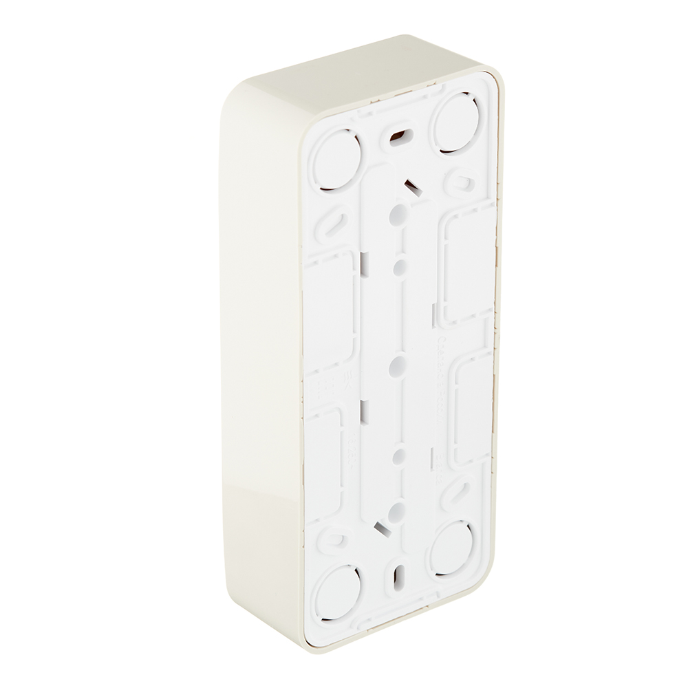 Розетка Systeme Electric Blanca накладная бежевая со шторками (BLNRA001317)