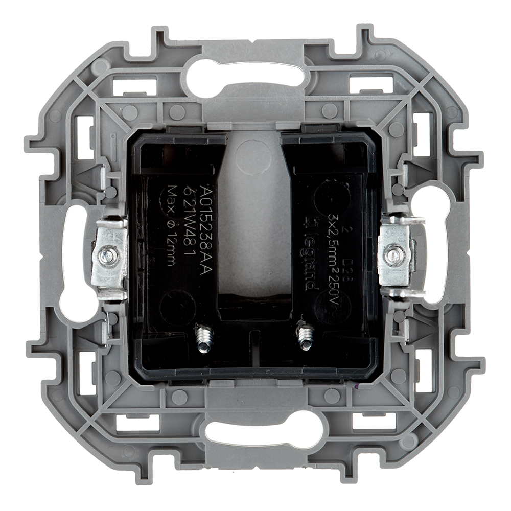 Вывод кабеля Legrand Inspiria встраиваемый алюминий (673892)