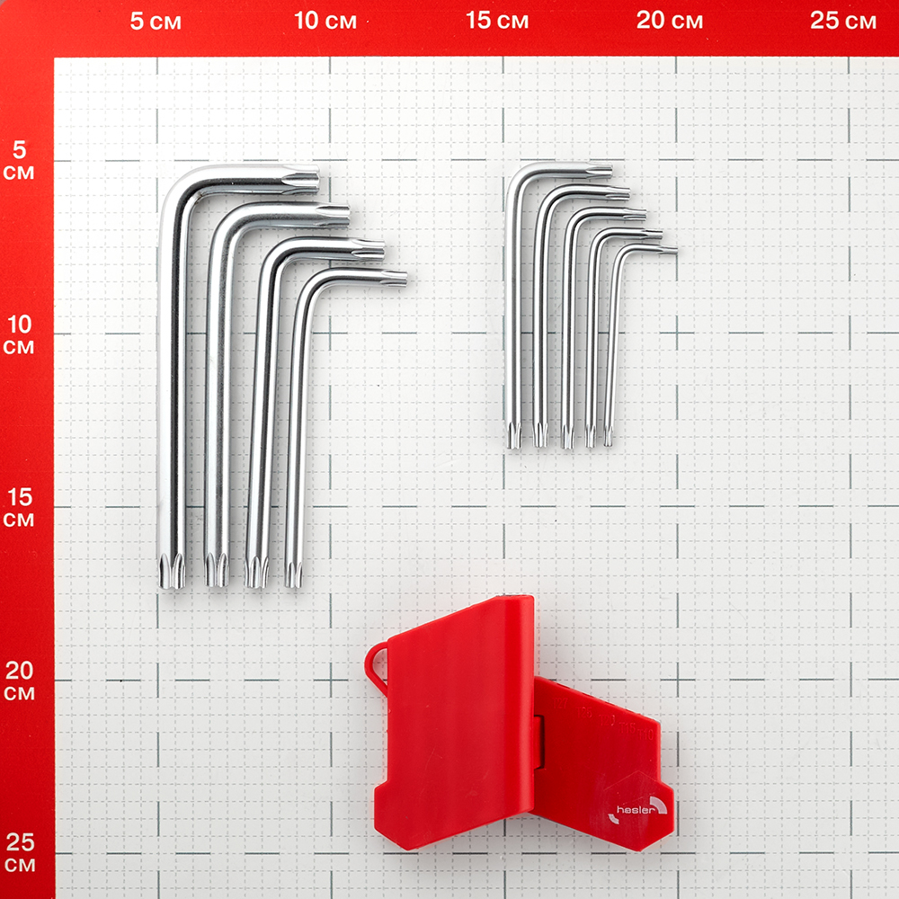 Набор шестигранных ключей Torx Hesler Т10-50 (683886) (9 шт.)