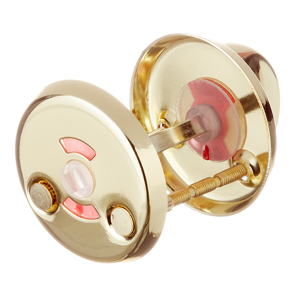 Фиксатор 2014 круглая розетка золото