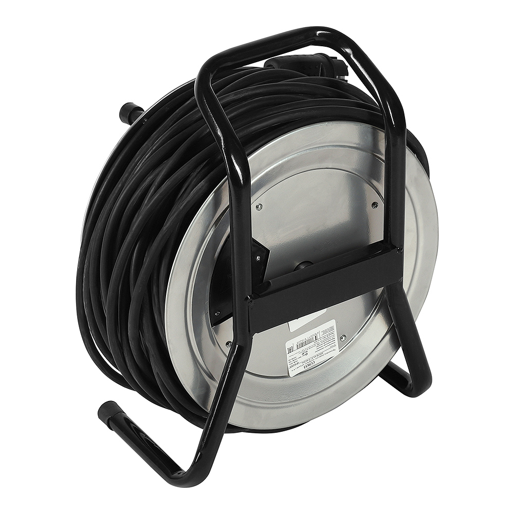 Удлинитель Союз с заземлением 50 м на катушке 4 кВт 4 розетки КГ 3х2,5 кв.мм IP44