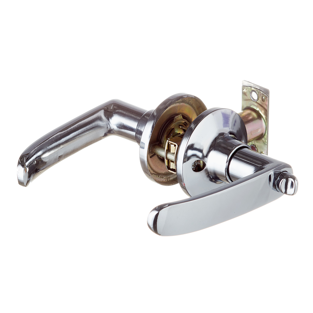 Ручка-защелка с ключом и фиксатором хром (680209)