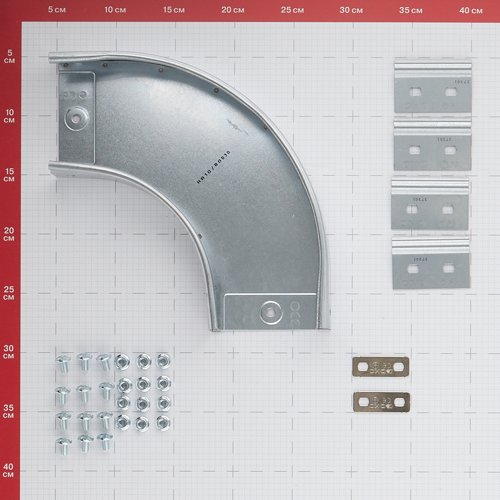 Угол для лотка горизонтальный 90° DKC 100х50 мм с креплением (36002K)