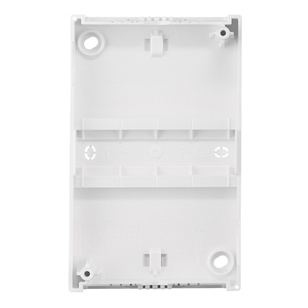 Щит распределительный навесной Systeme Electric City9 пластиковый IP40 140х85х87 мм 4 модуля прозрачная дверь