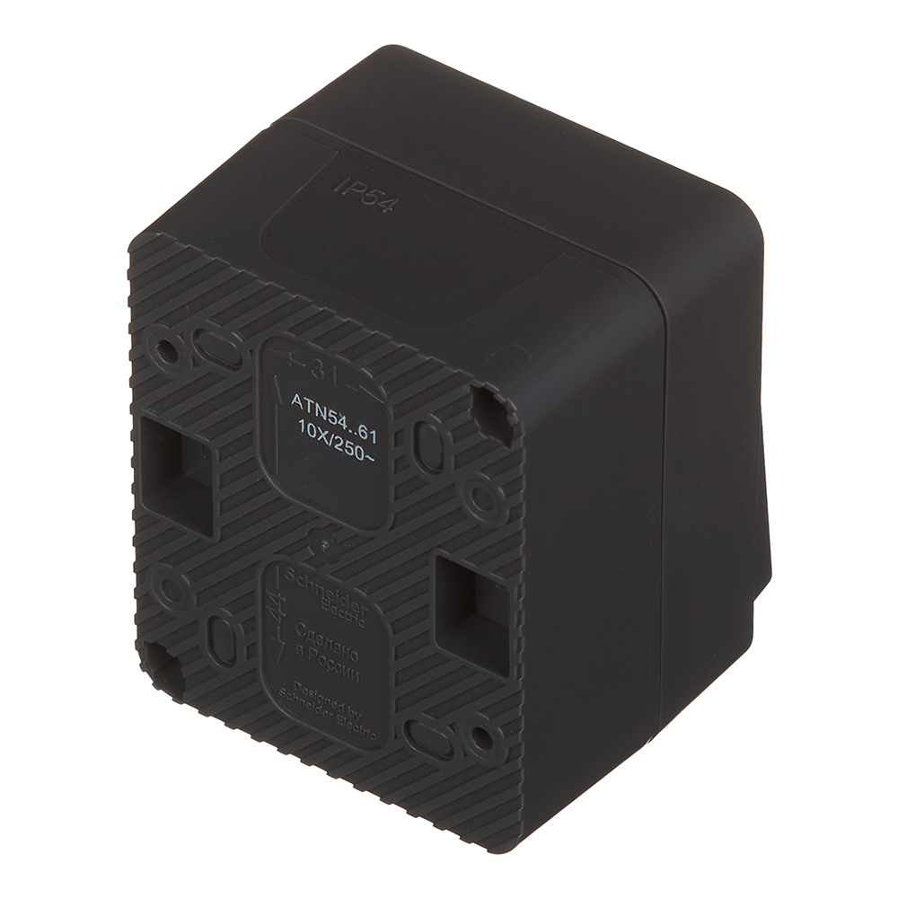 Переключатель Systeme Electric AtlasDesign Profi54 одноклавишный накладной антрацит (ATN544061)
