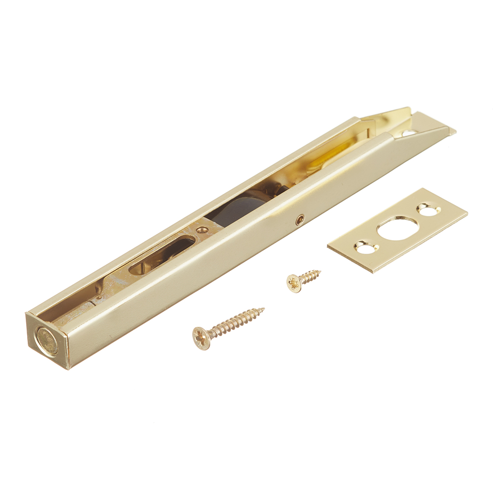 Шпингалет 160 мм золото