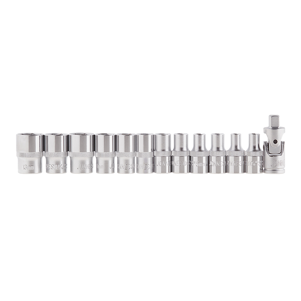 Набор торцевых головок с трещоткой Jonnesway 1/4" (S04H2118S) (18 шт.)