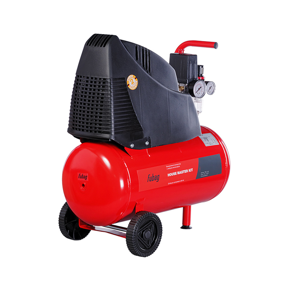 Компрессор безмасляный Fubag House Master Kit 24 л 1,1 кВт (646029)