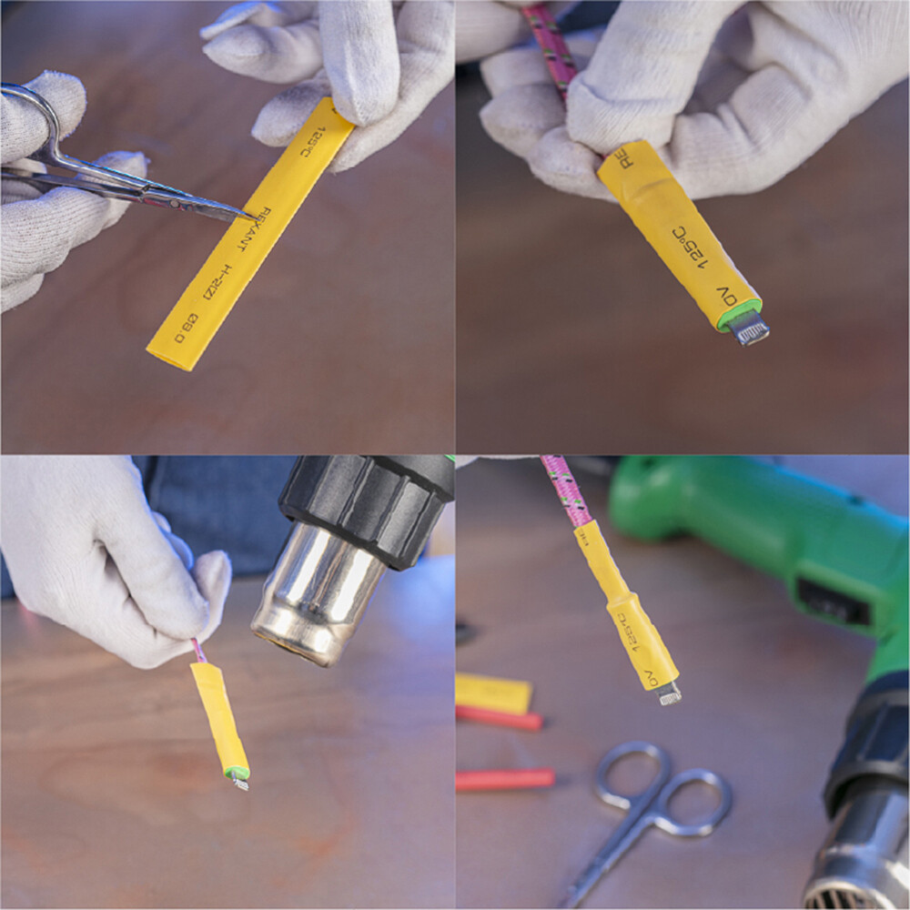 Трубка термоусадочная Rexant Small Tube ТУТ 2/1 мм 100 мм 6 цветов (20 шт.)