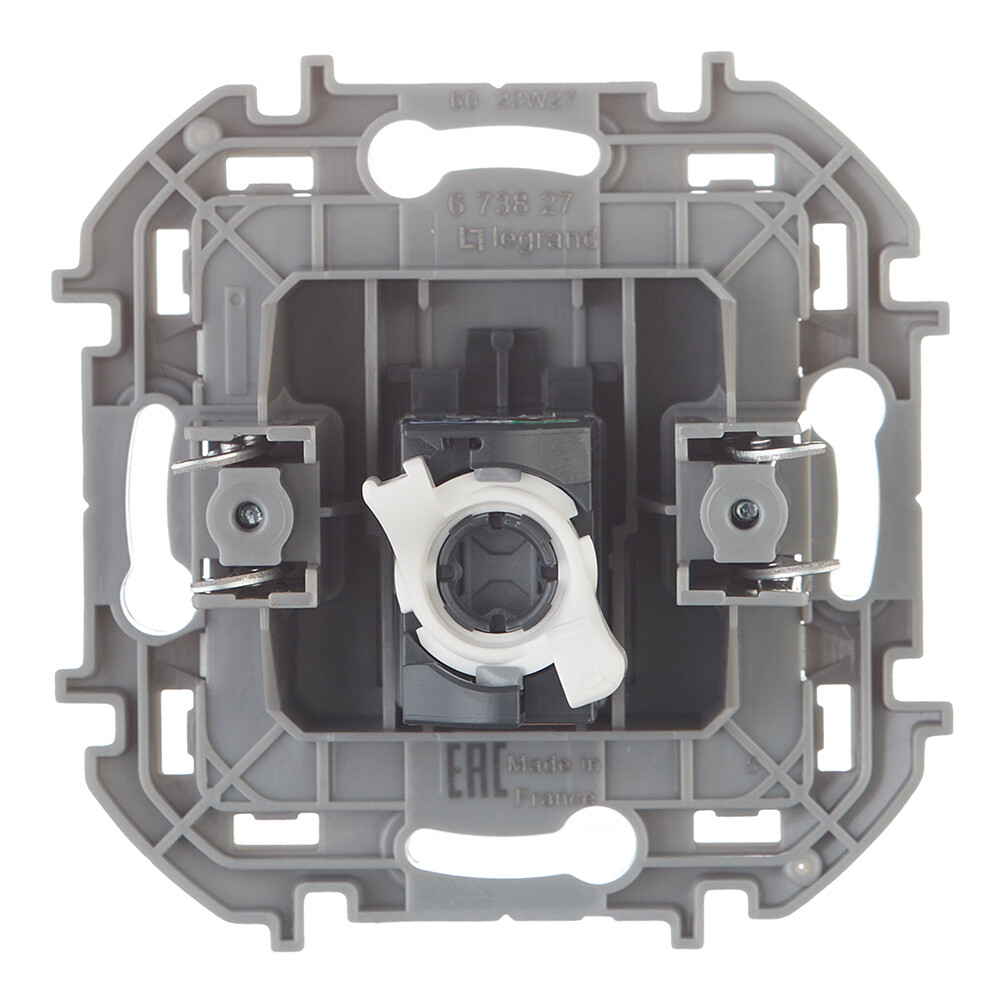 Розетка компьютерная Legrand Inspiria встраиваемая алюминий RJ45 (673827)
