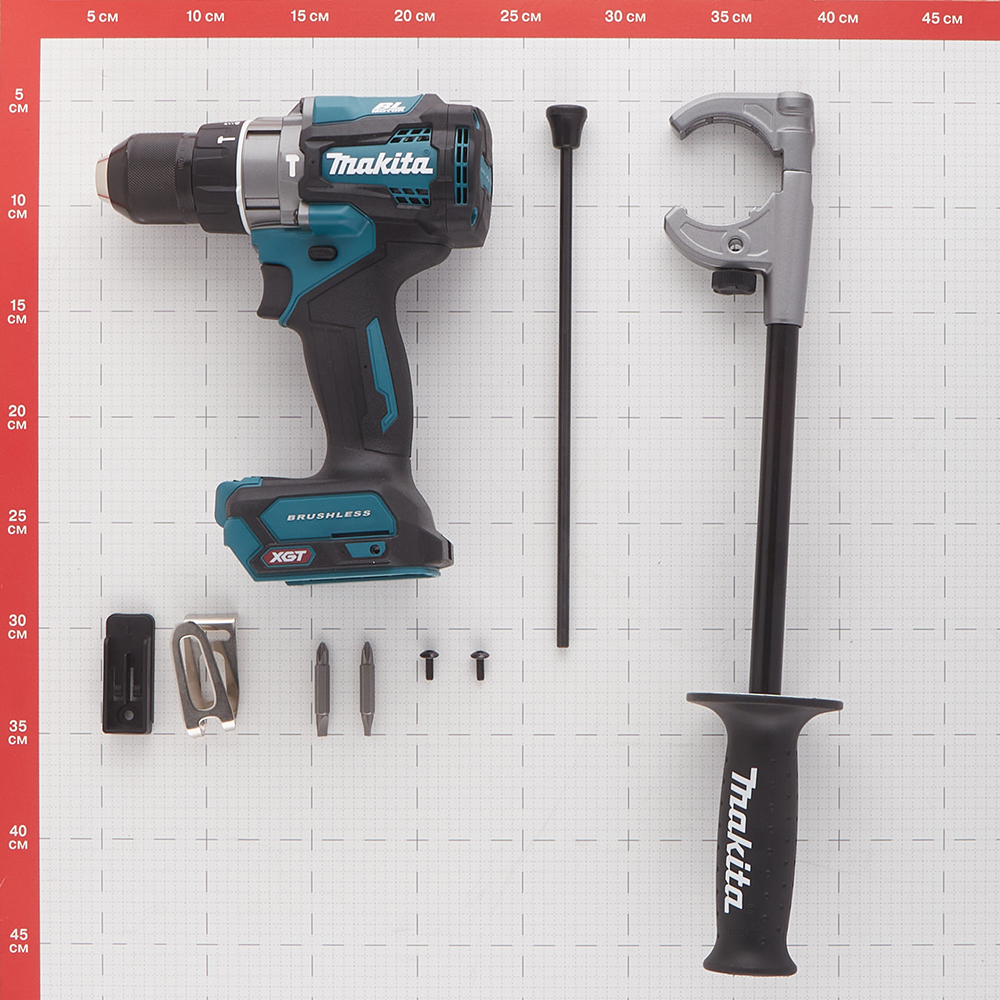 Дрель-шуруповерт ударная аккумуляторная бесщеточная Makita XGT 40 В без АКБ и ЗУ (HP001GZ)