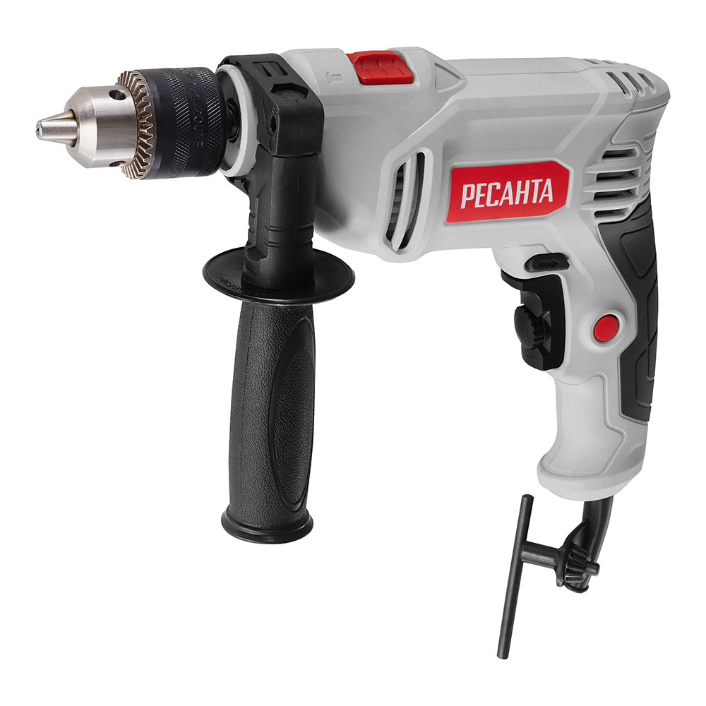 Дрель сетевая ударная Ресанта ДУ-15/850 850 Вт ключевой патрон (75/8/3)