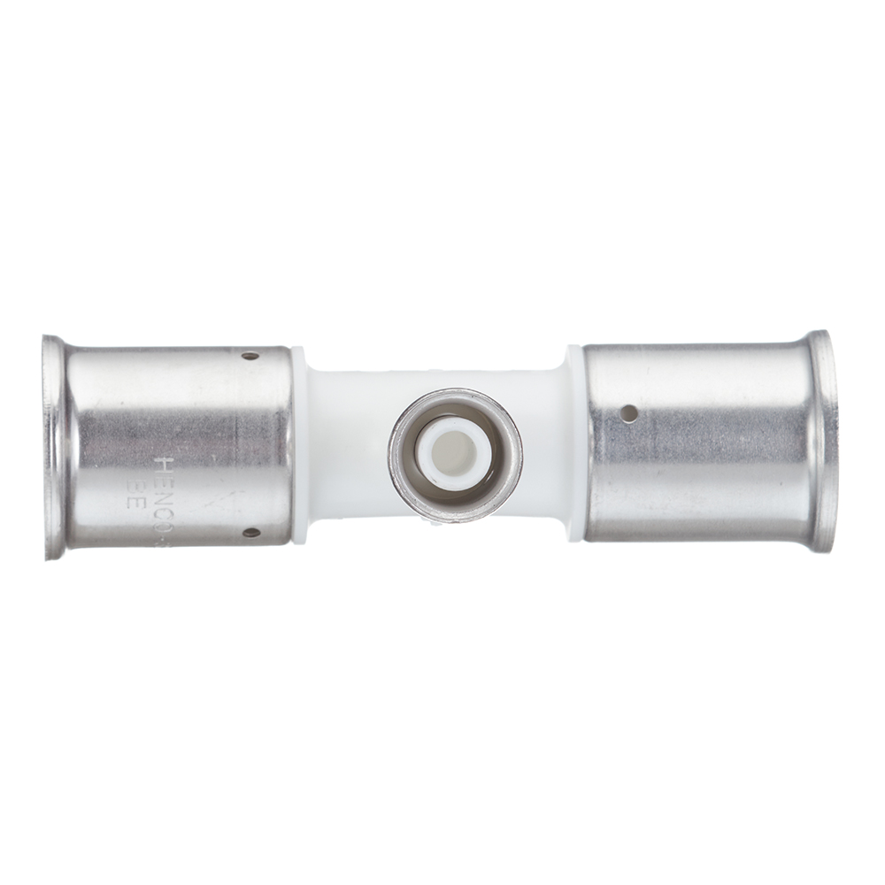 Тройник Henco (10PKW-321632) 32(пресс) х 16(пресс) х 32(пресс) белый PVDF