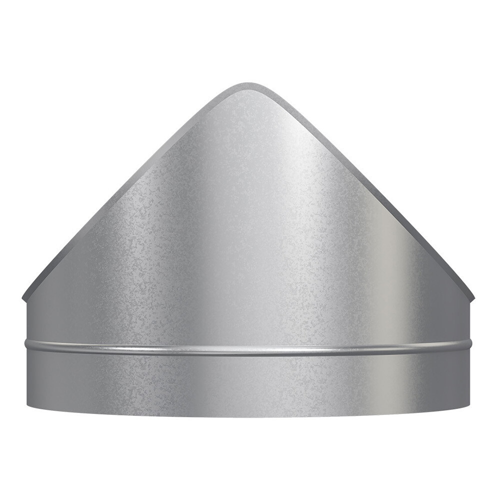 Врезка для круглых воздуховодов d400х400 мм оцинкованная