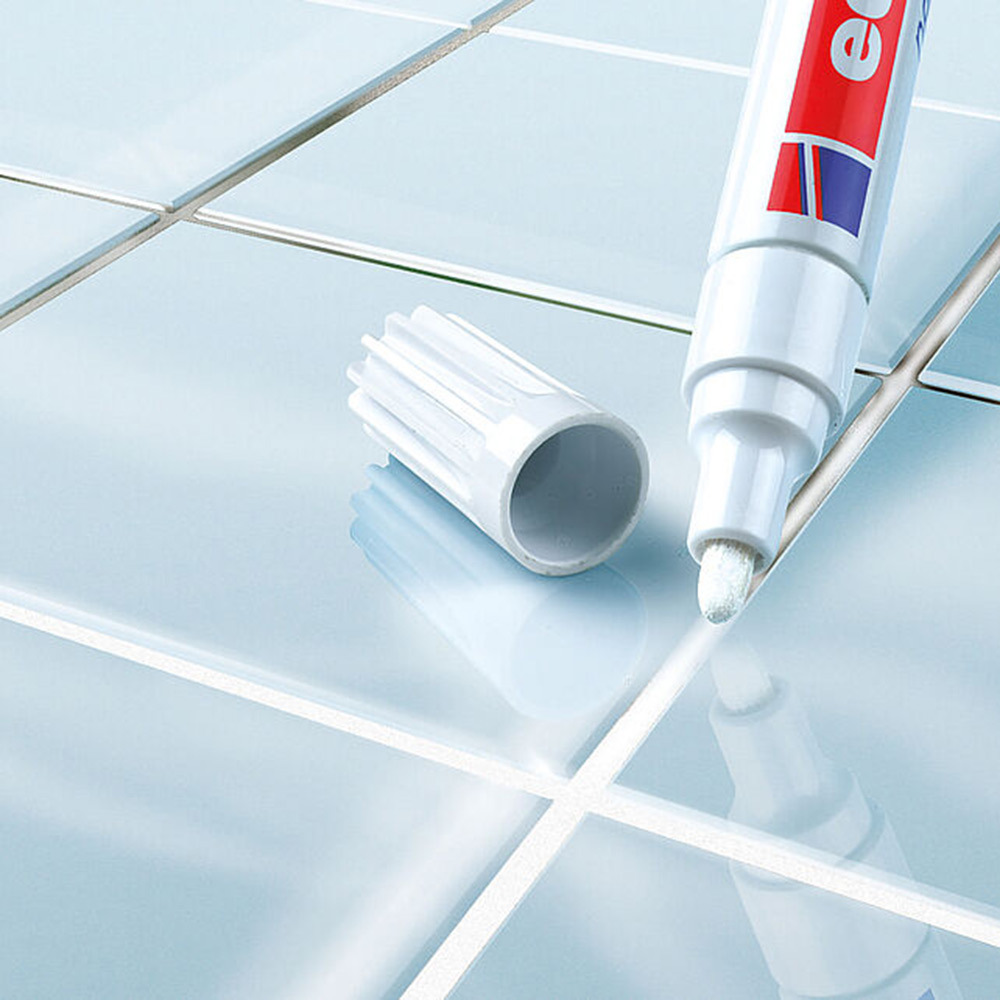 Маркер лаковый для плиточных швов Edding 8200 белый грифель 2-4 мм