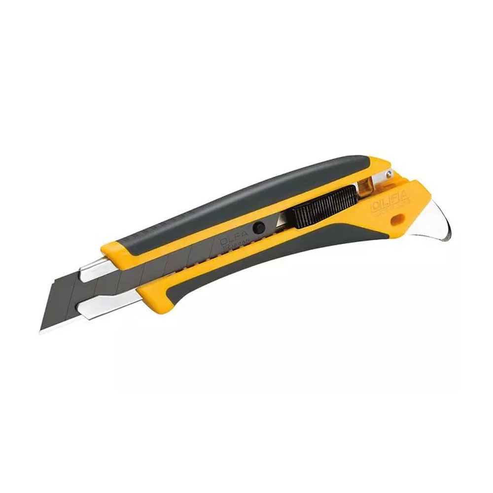 Нож строительный Olfa 18 мм с ломающимся лезвием двухкомпонентный корпус