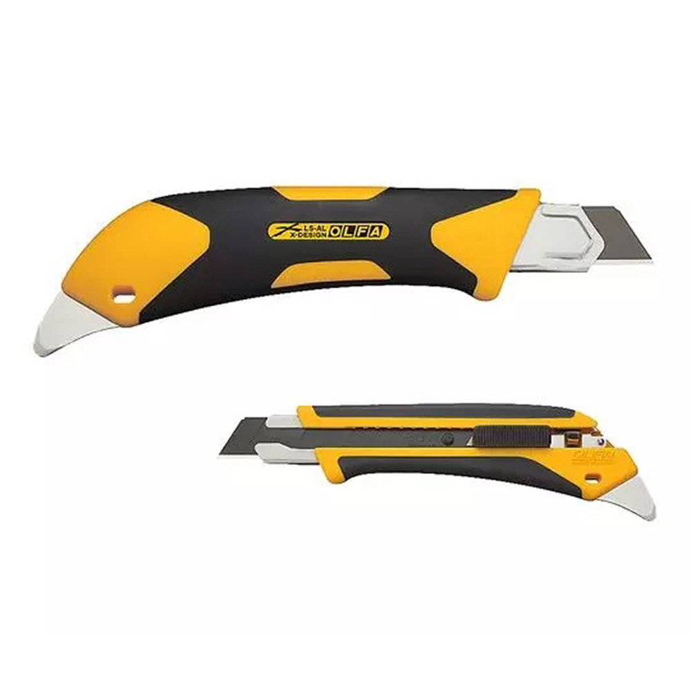 Нож строительный Olfa 18 мм с ломающимся лезвием двухкомпонентный корпус