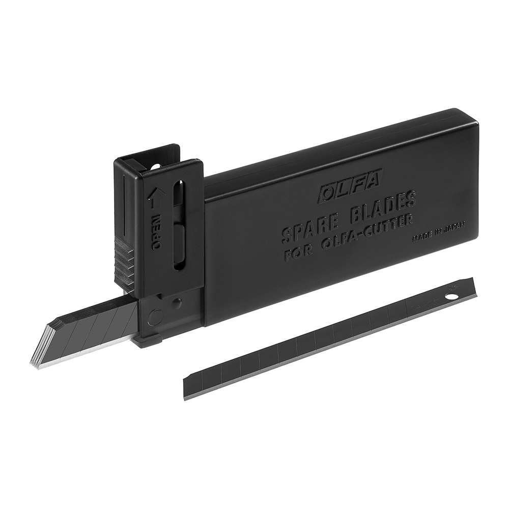Лезвие для ножа Olfa Black Max 9 мм прямое (10 шт.)