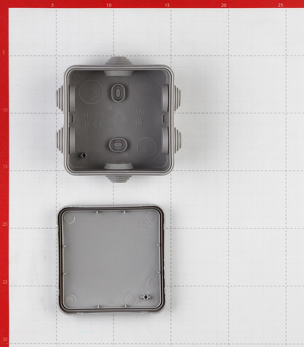 Коробка распределительная 85х85х40 мм IP55 Systeme Electric (IMT350921)