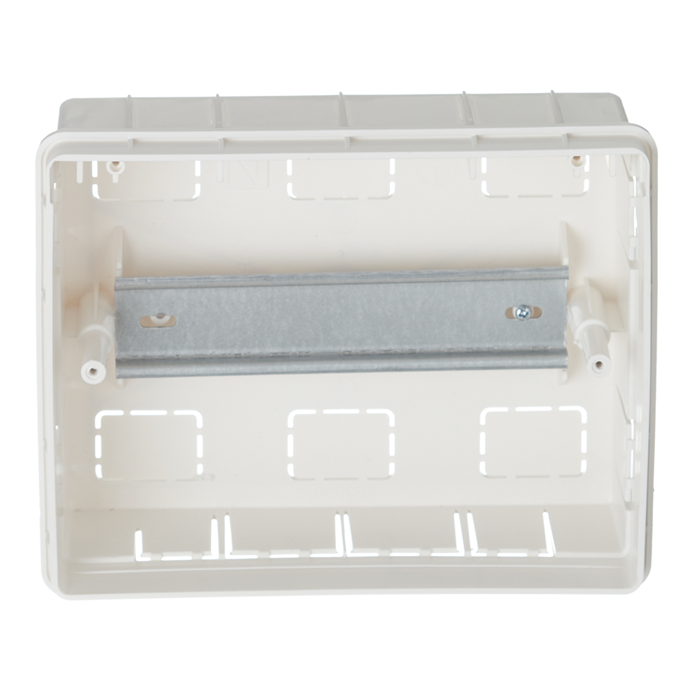 Щит распределительный встраиваемый Makel ЩРВ-П-8 пластиковый IP40 210х175х95 мм 8 модулей с DIN-рейкой и нулевой шиной