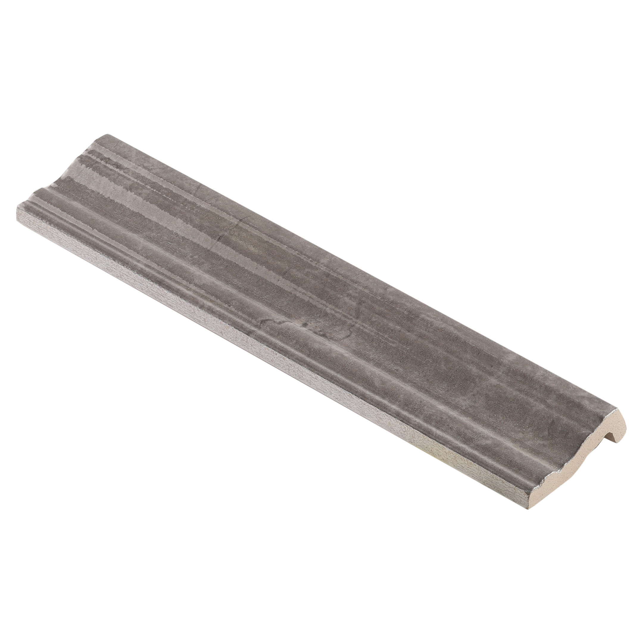 Плитка бордюр багет Kerama Marazzi Гран Пале серая 250х55х8 мм