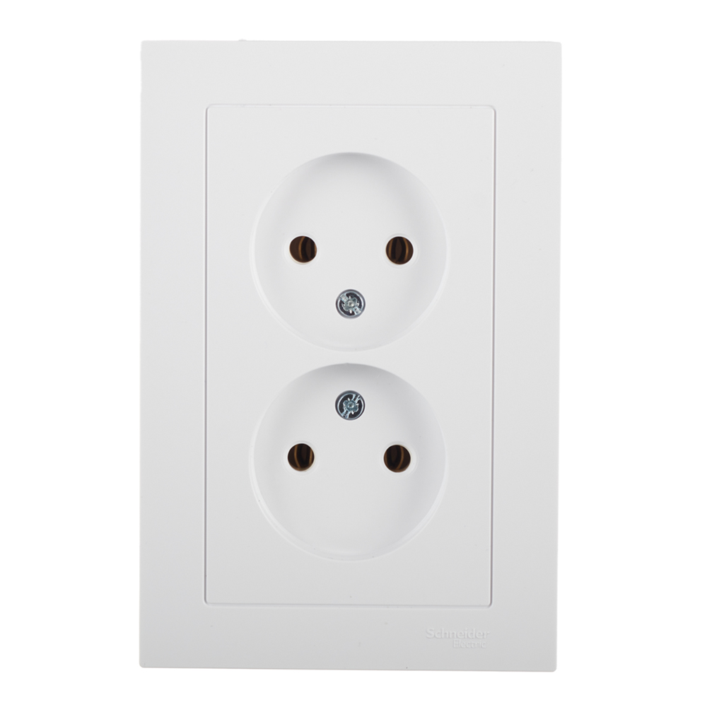 Розетка Systeme Electric AtlasDesign встраиваемая белая (ATN000120)