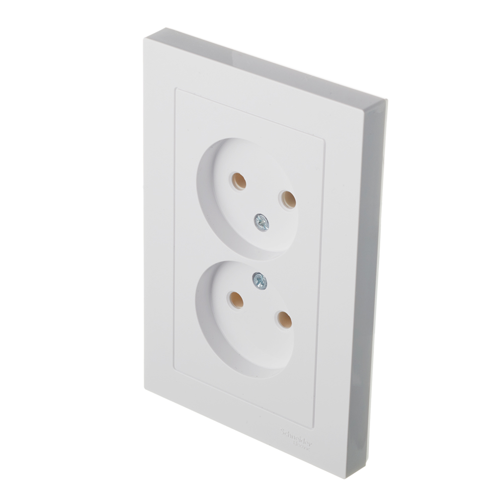 Розетка Systeme Electric AtlasDesign встраиваемая белая (ATN000120)