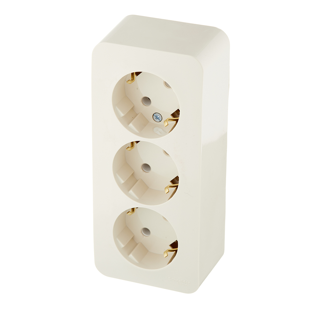 Розетка Systeme Electric Blanca накладная бежевая (BLNRA010317)