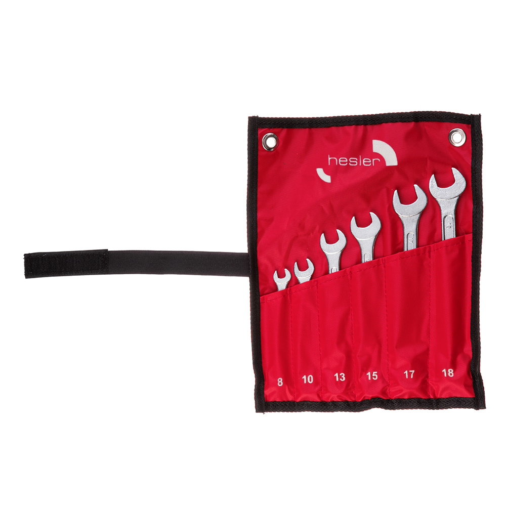 Набор гаечных ключей комбинированных Hesler 8-18 мм (6 шт.)
