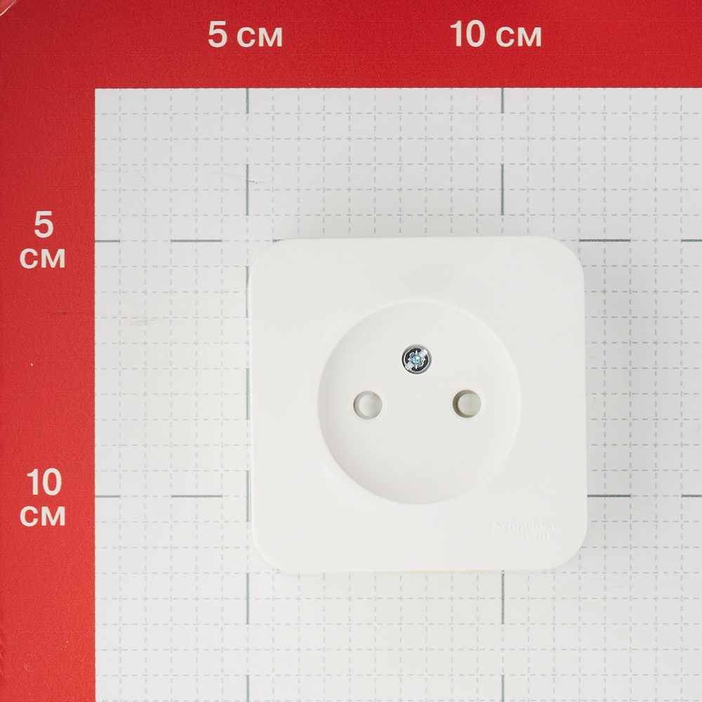 Розетка Systeme Electric Blanca накладная молочная со шторками (BLNRA001112)