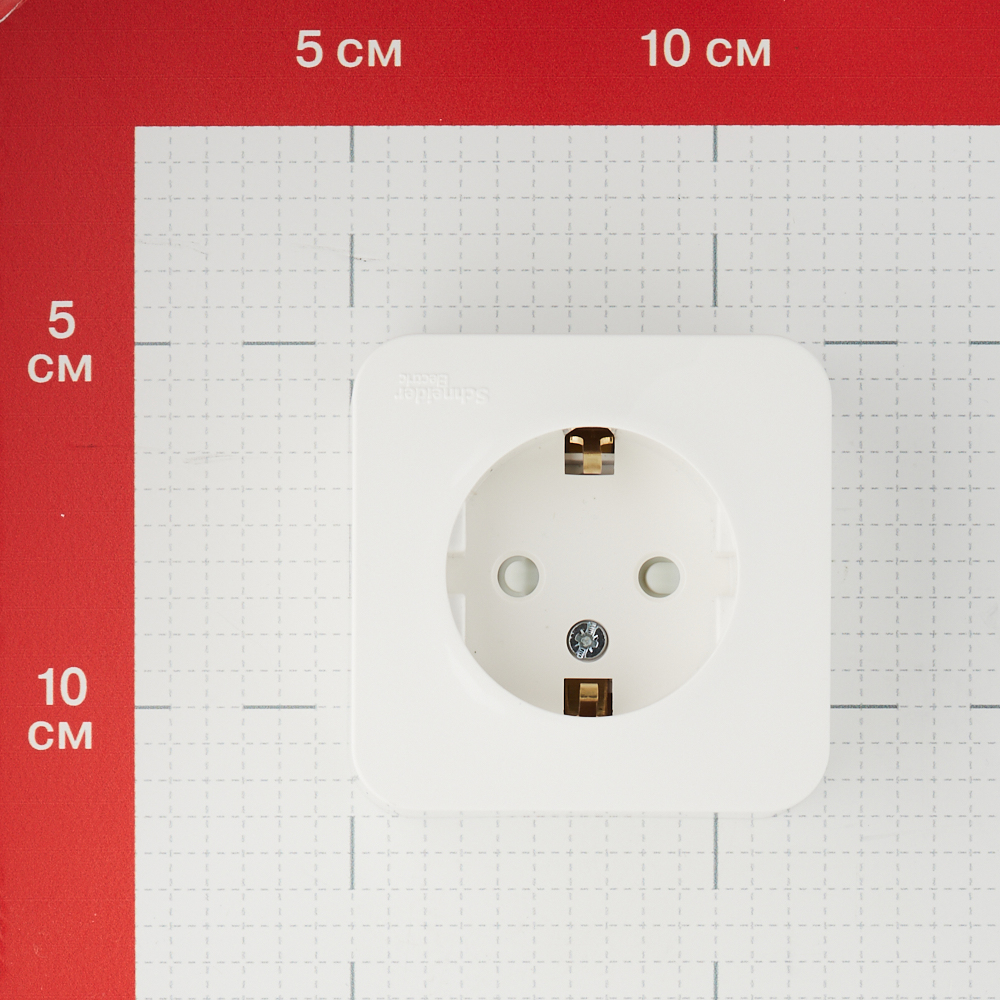 Розетка Systeme Electric Blanca накладная молочная со шторками (BLNRA011112)