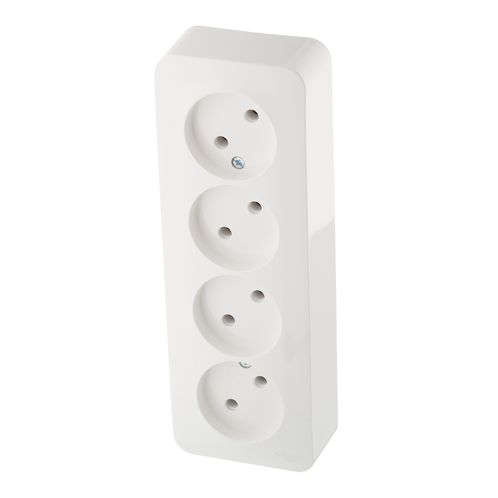 Розетка Systeme Electric Blanca накладная белая (BLNRA000411)