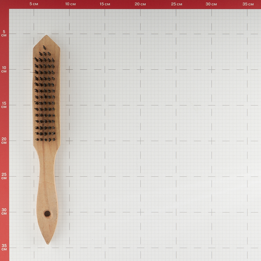 Корщетка ручная Stayer металлическая 290 мм пятирядная с деревянной ручкой