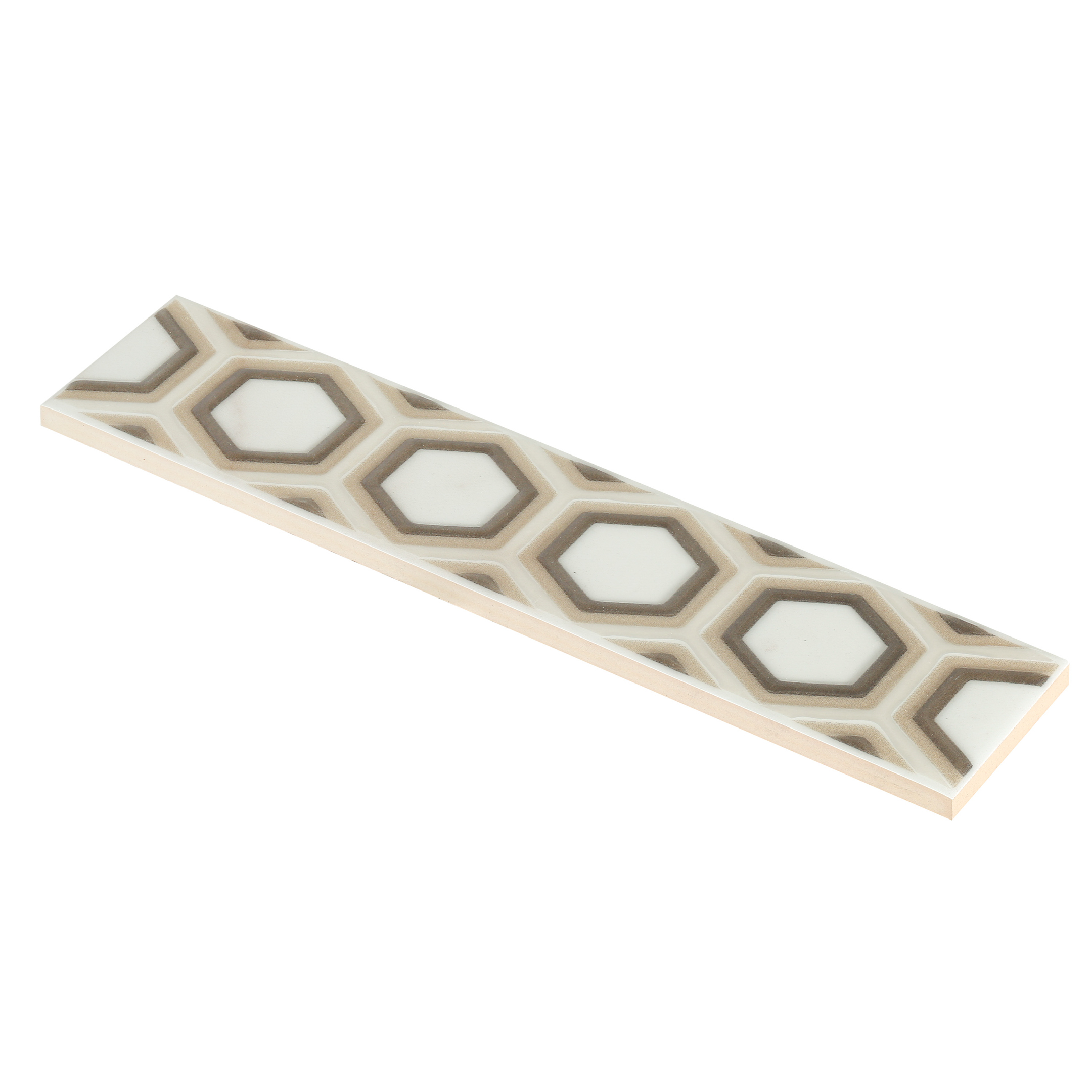 Плитка бордюр Kerama Marazzi Гран Пале белая 250х54х8 мм