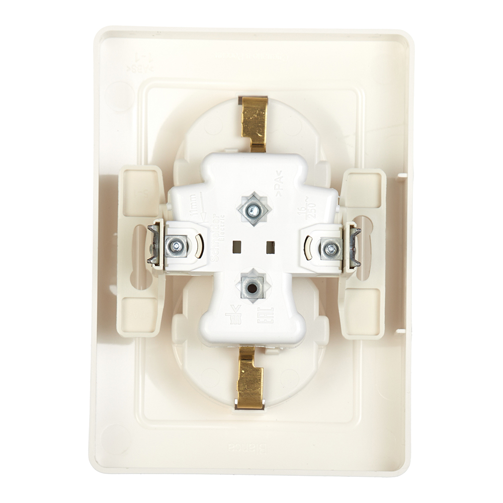 Розетка Systeme Electric Blanca встраиваемая молочная (BLNRS001022)