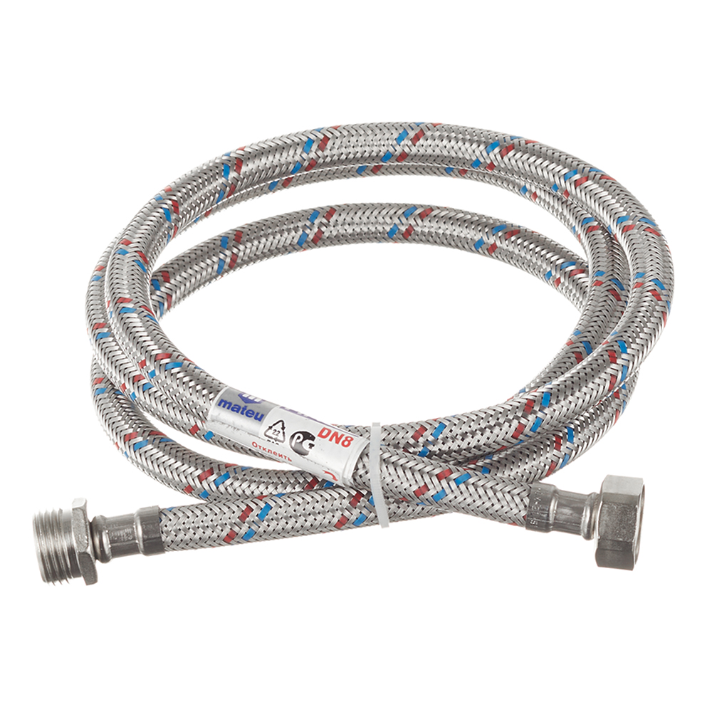 Подводка гибкая для воды Mateu 1/2 ВР(г) х 1/2 НР(ш) 150 см (701150001/THP/678560)