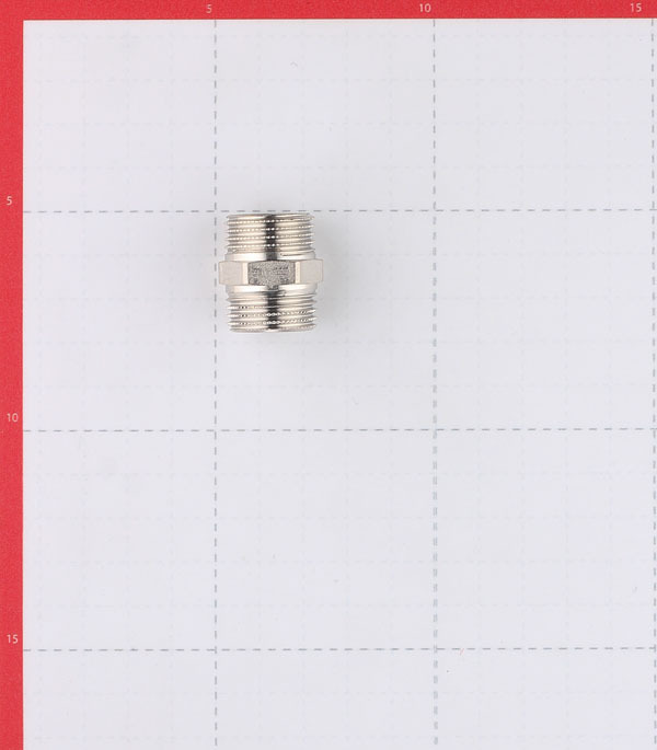 Ниппель Stout 1/2 НР(ш) х 1/2 НР(ш) латунный (SFT-0004-001212)