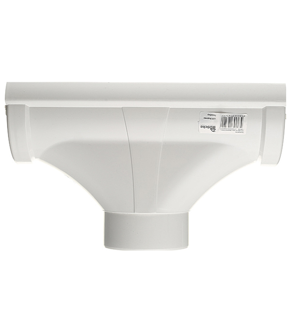 Воронка желоба Docke Lux пластиковая d140-100 мм пломбир RAL 9003