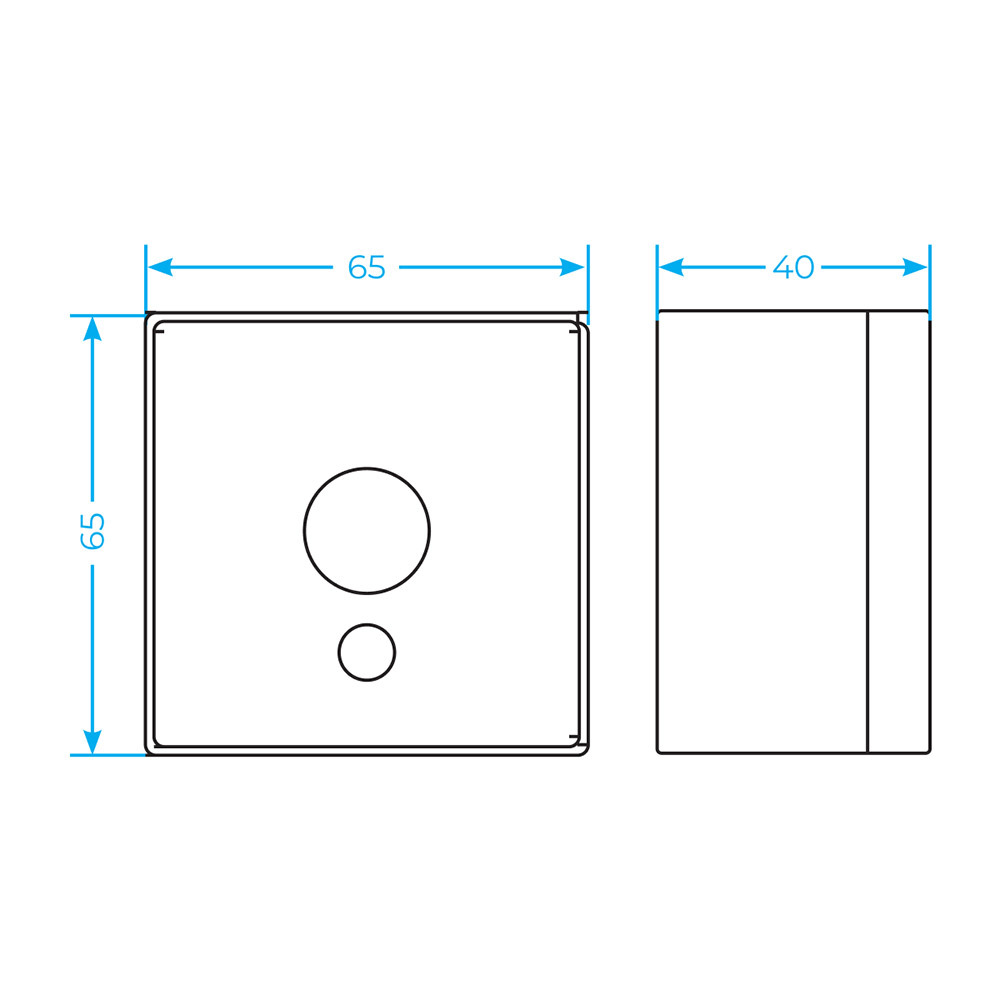 Вывод кабеля Werkel Gallant накладной шампань рифленый (a051046)