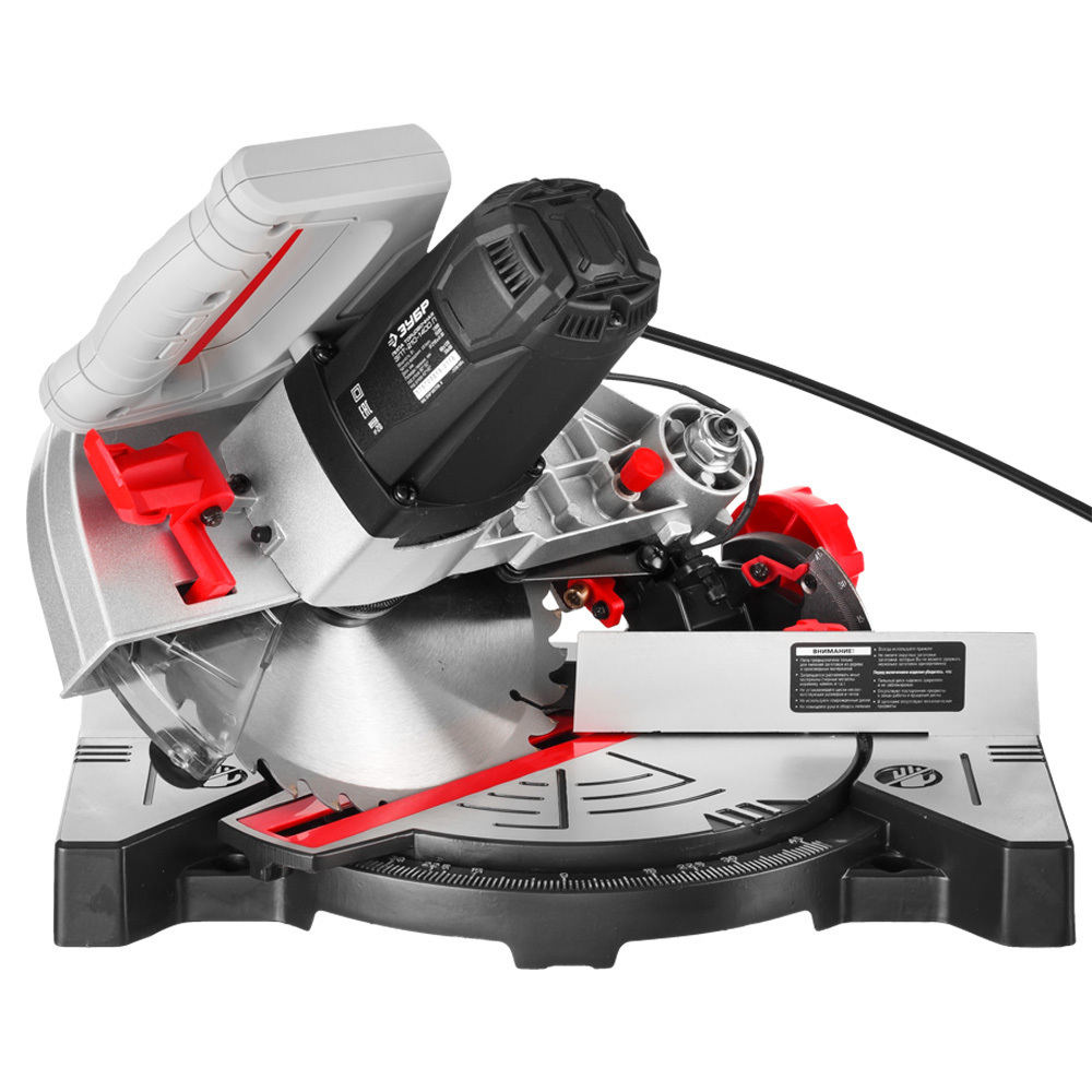 Пила торцовочная электрическая Зубр ЗПТ-210-1400 Л 1300 Вт 210 мм