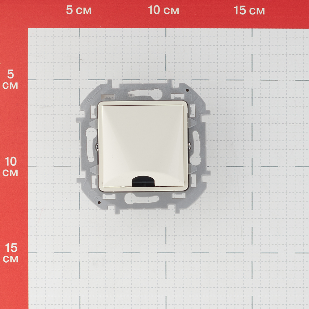 Вывод кабеля Legrand Inspiria встраиваемый слоновая кость (673891)