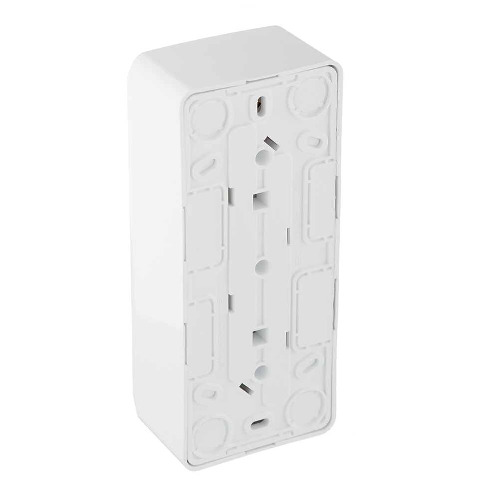 Розетка Systeme Electric Этюд накладная белая со шторками (PA16-012B)