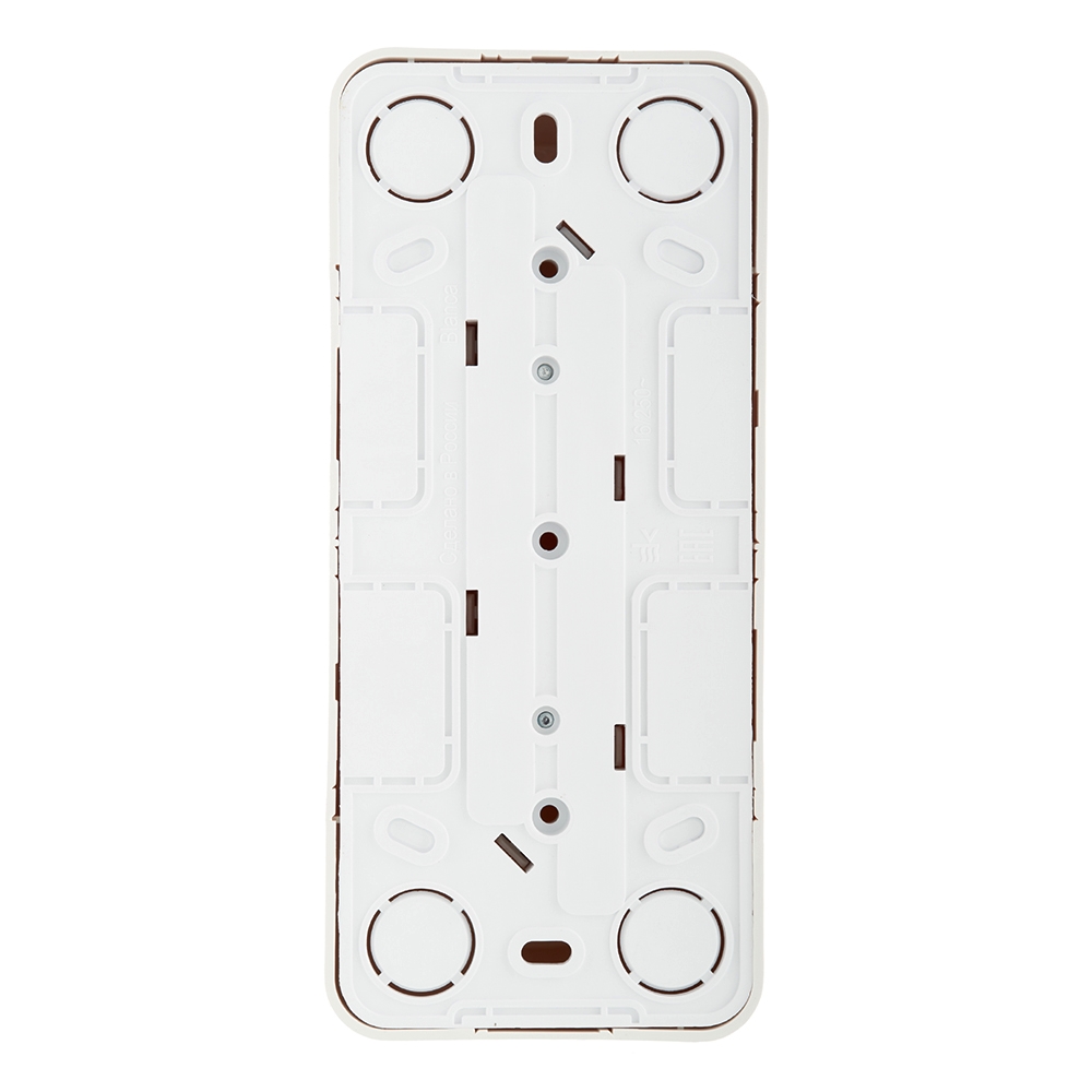 Розетка Systeme Electric Этюд накладная белая со шторками (PA16-012B)